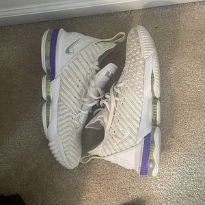 Nike LeBron XVI Basketball Shoe “White/Multicolor”